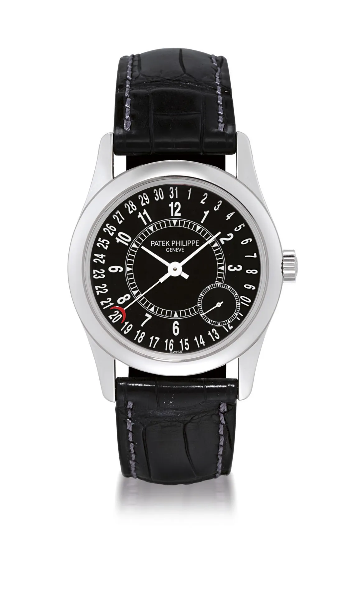 Patek Philippe 6000G 37mm White gold Black