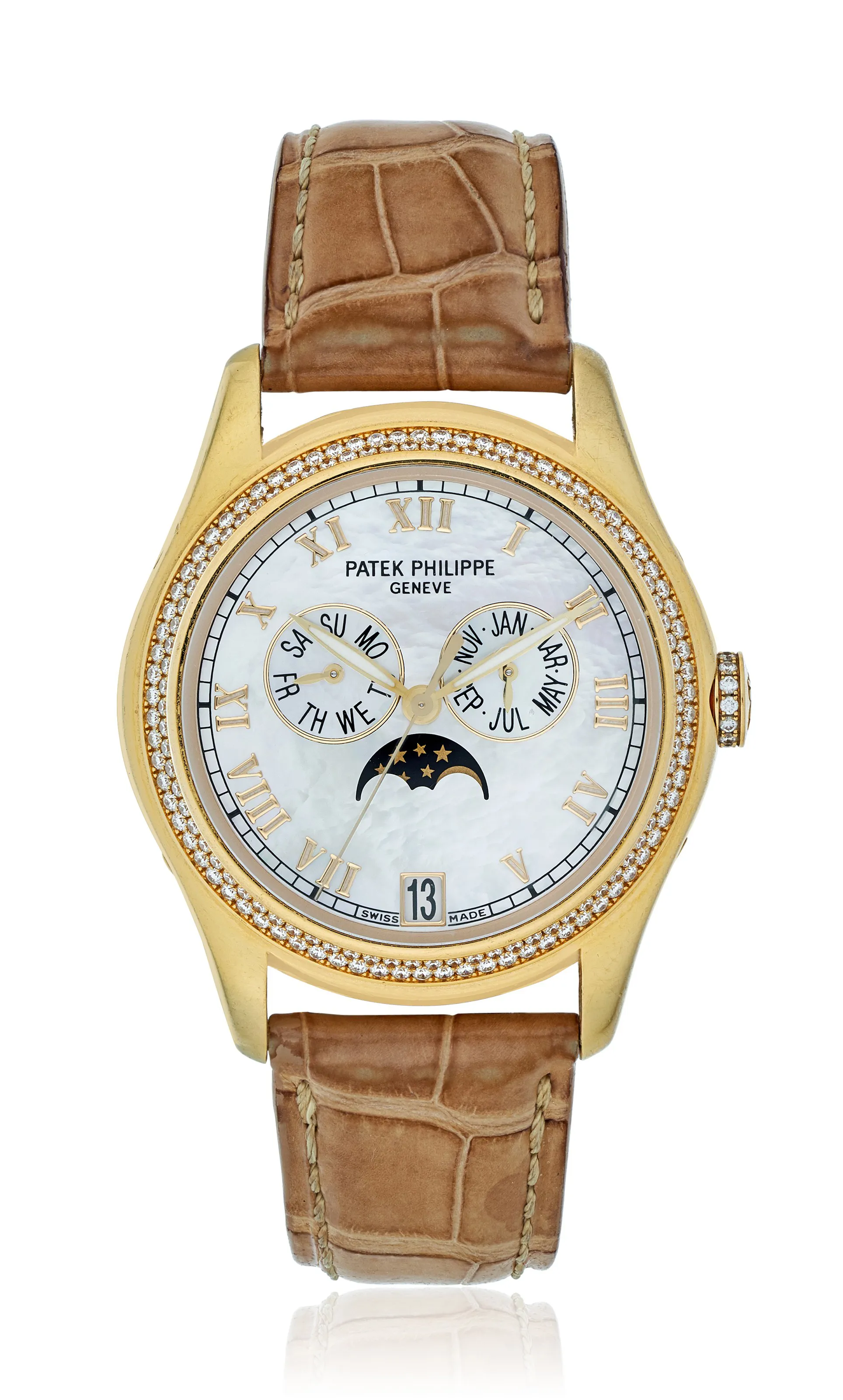 Patek Philippe Annual Calendar 4936J 37mm Yellow gold Mother-of-pearl