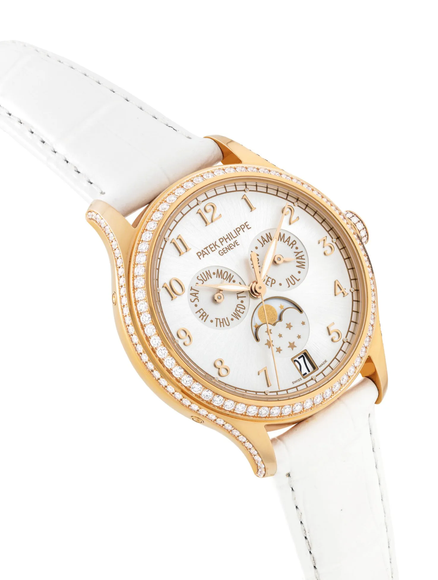 Patek Philippe Annual Calendar 4947 38mm Rose gold and Diamond White