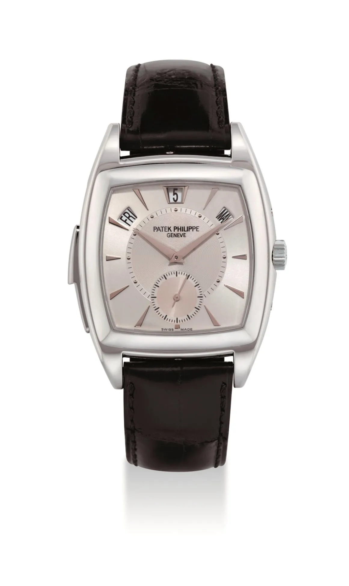 Patek Philippe Annual Calendar 5033 27mm Platinum Silvered