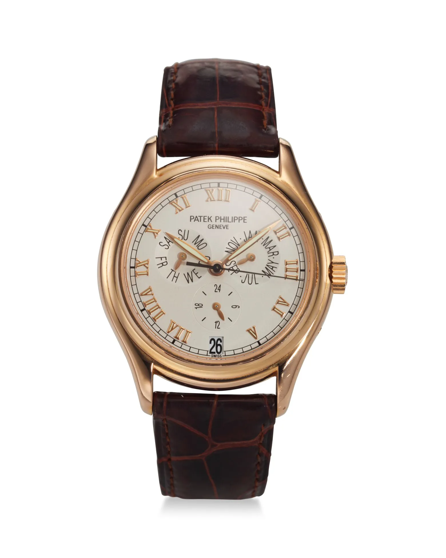 Patek Philippe Annual Calendar 5035R-001 37mm Rose gold White