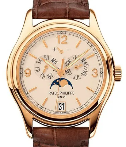 Patek Philippe Annual Calendar 5146J-001 39mm Yellow gold Beige