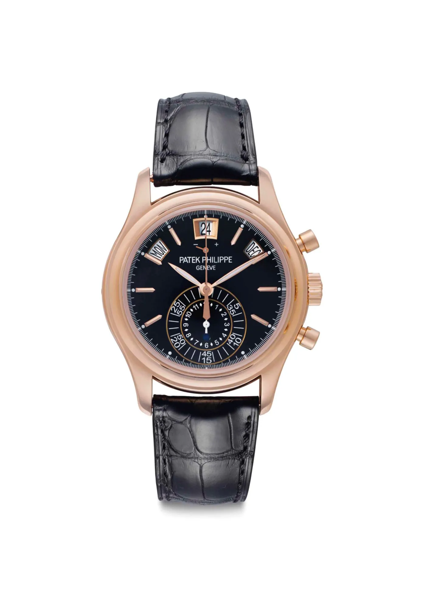 Patek Philippe Annual Calendar Chronograph 5960r 40mm Rose gold Black