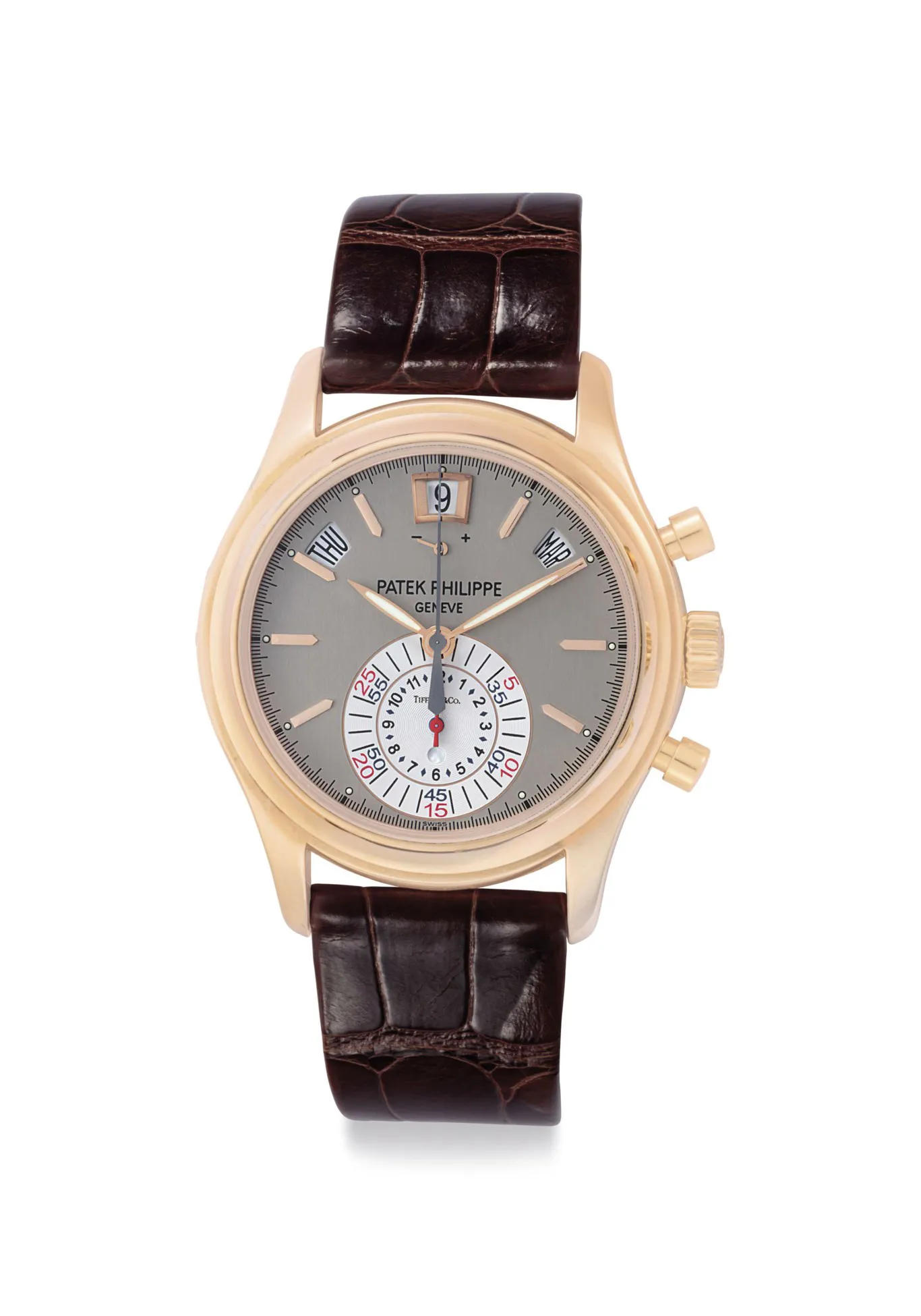 Patek Philippe Annual Calendar Chronograph 5960r 40mm Rose gold Grey