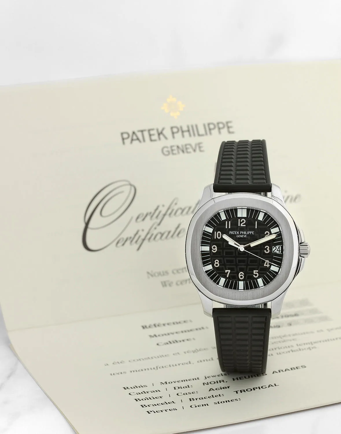 Patek Philippe Aquanaut 5065A-001 36mm Stainless steel Black