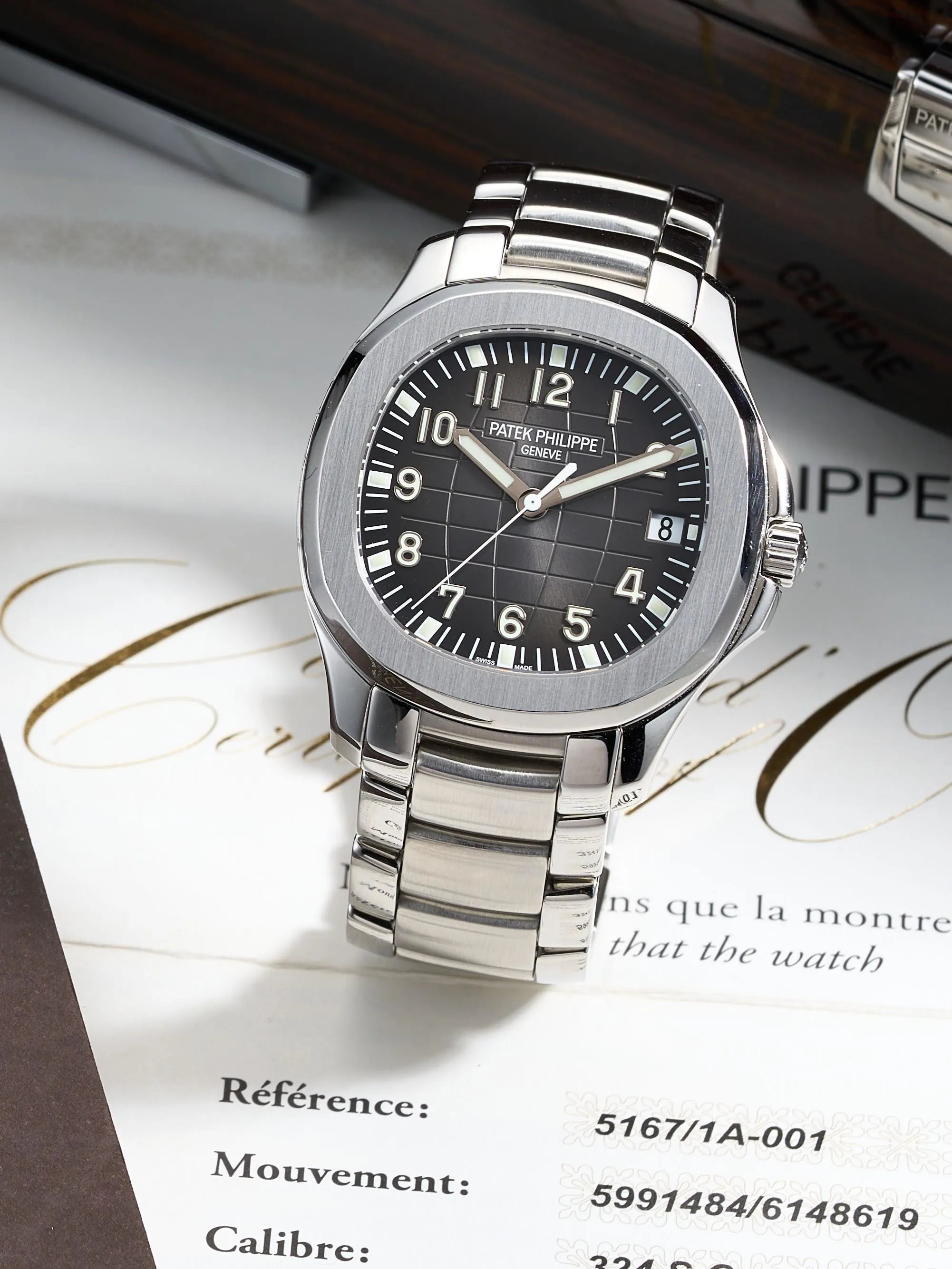 Patek Philippe Aquanaut 5167/1A-001 40mm Stainless steel Black