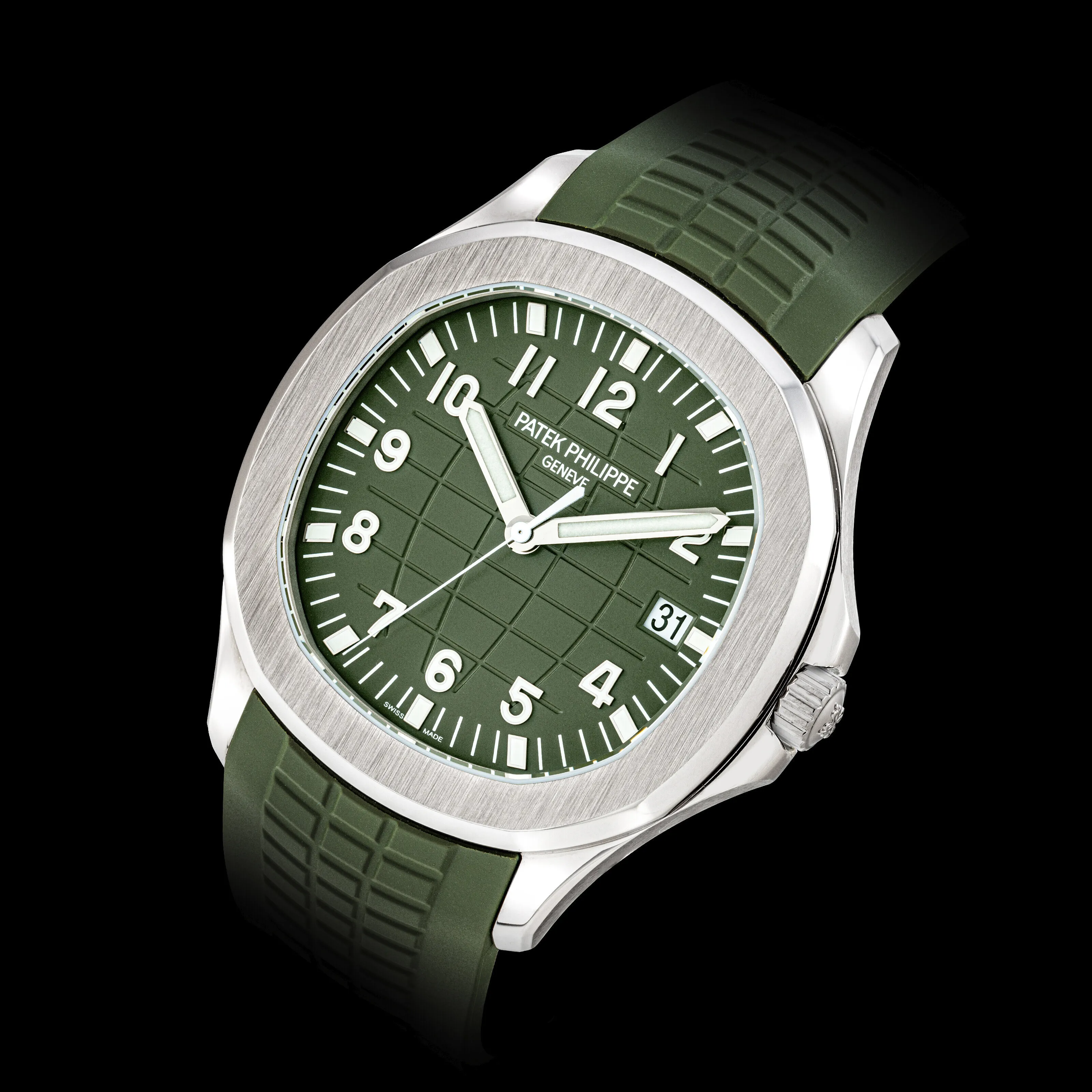 Patek Philippe Aquanaut 5168G 42mm White gold Green 1