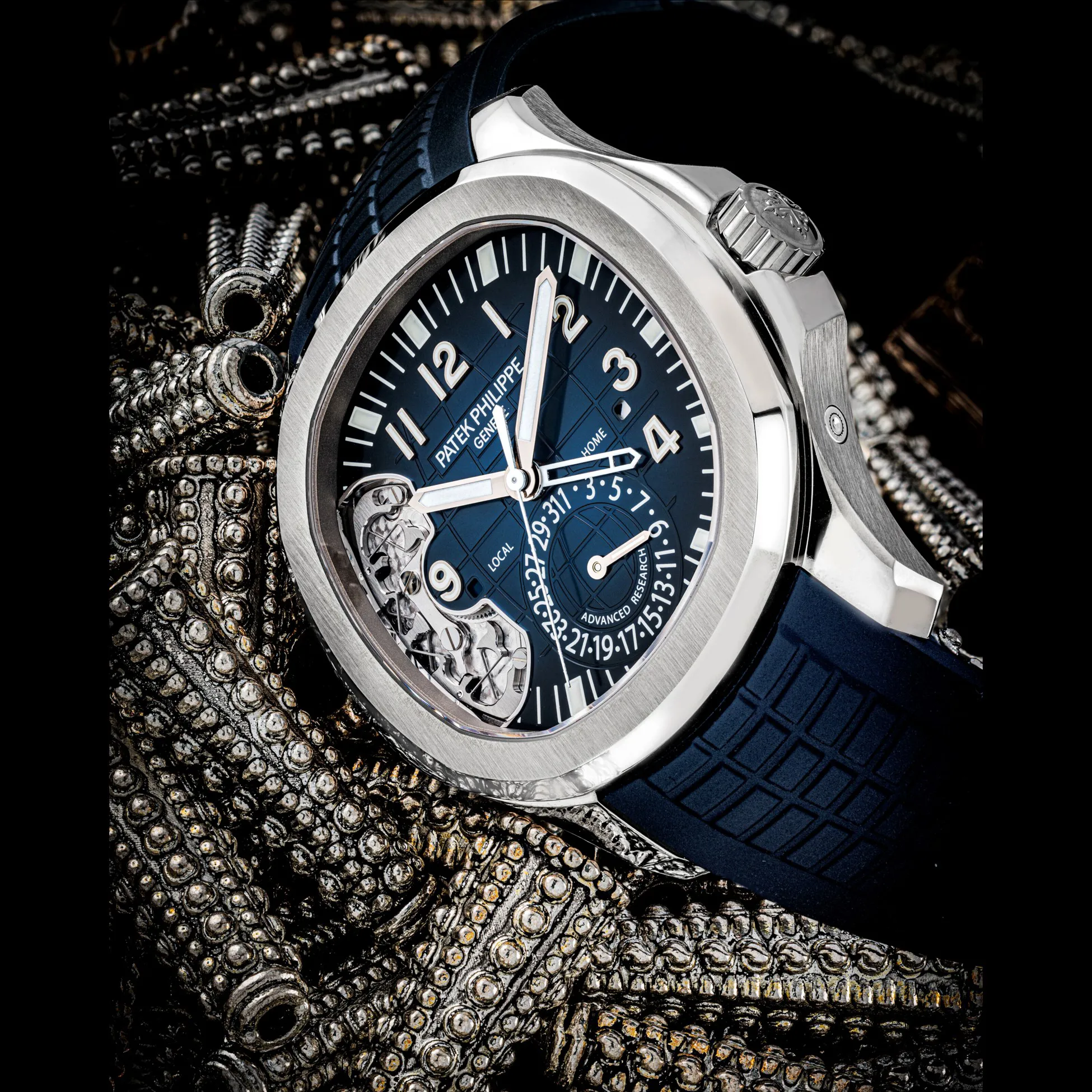 Patek Philippe Aquanaut Advanced Research 5650G 41mm White gold Blue