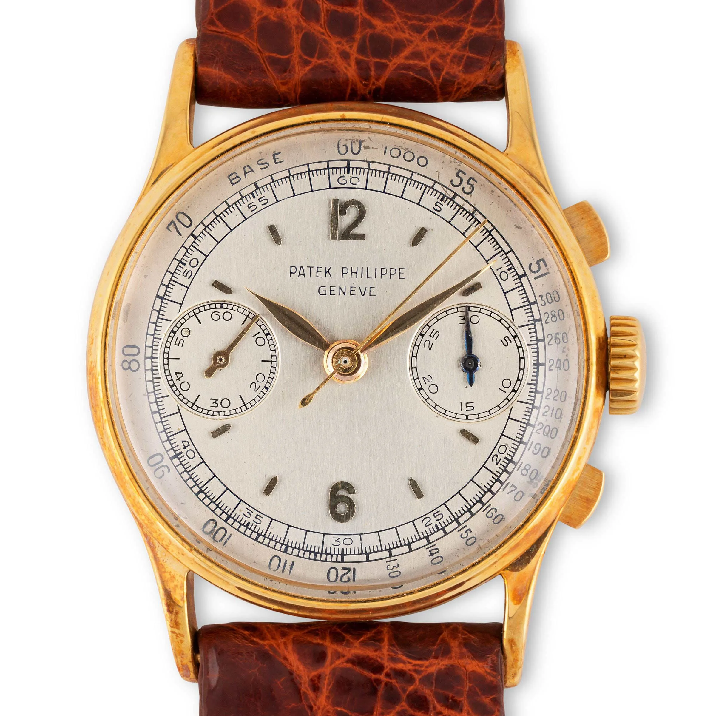 Patek Philippe Chronograph 130 33mm Yellow gold White