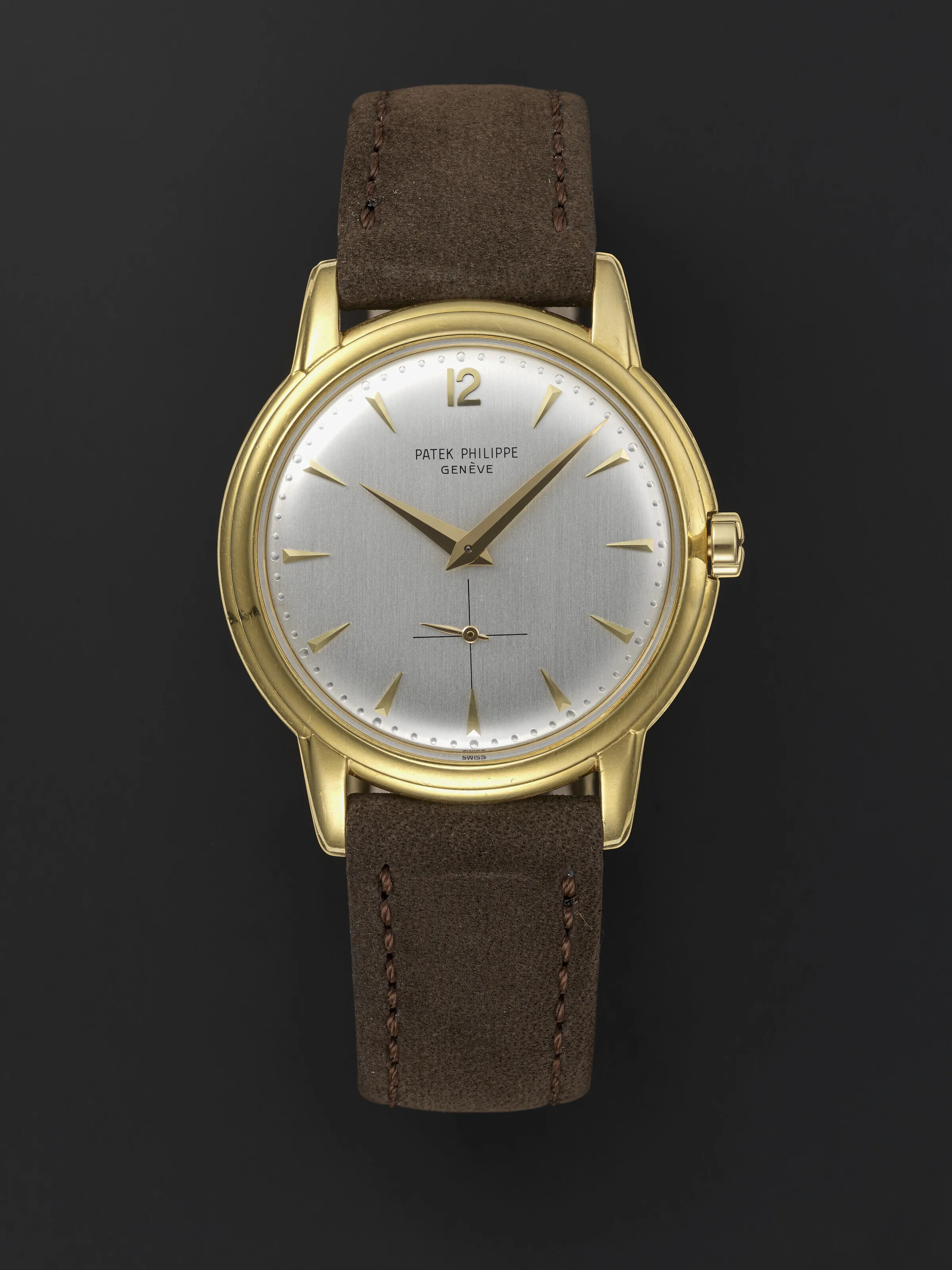 Patek Philippe Calatrava 2551 36mm Yellow gold Silver