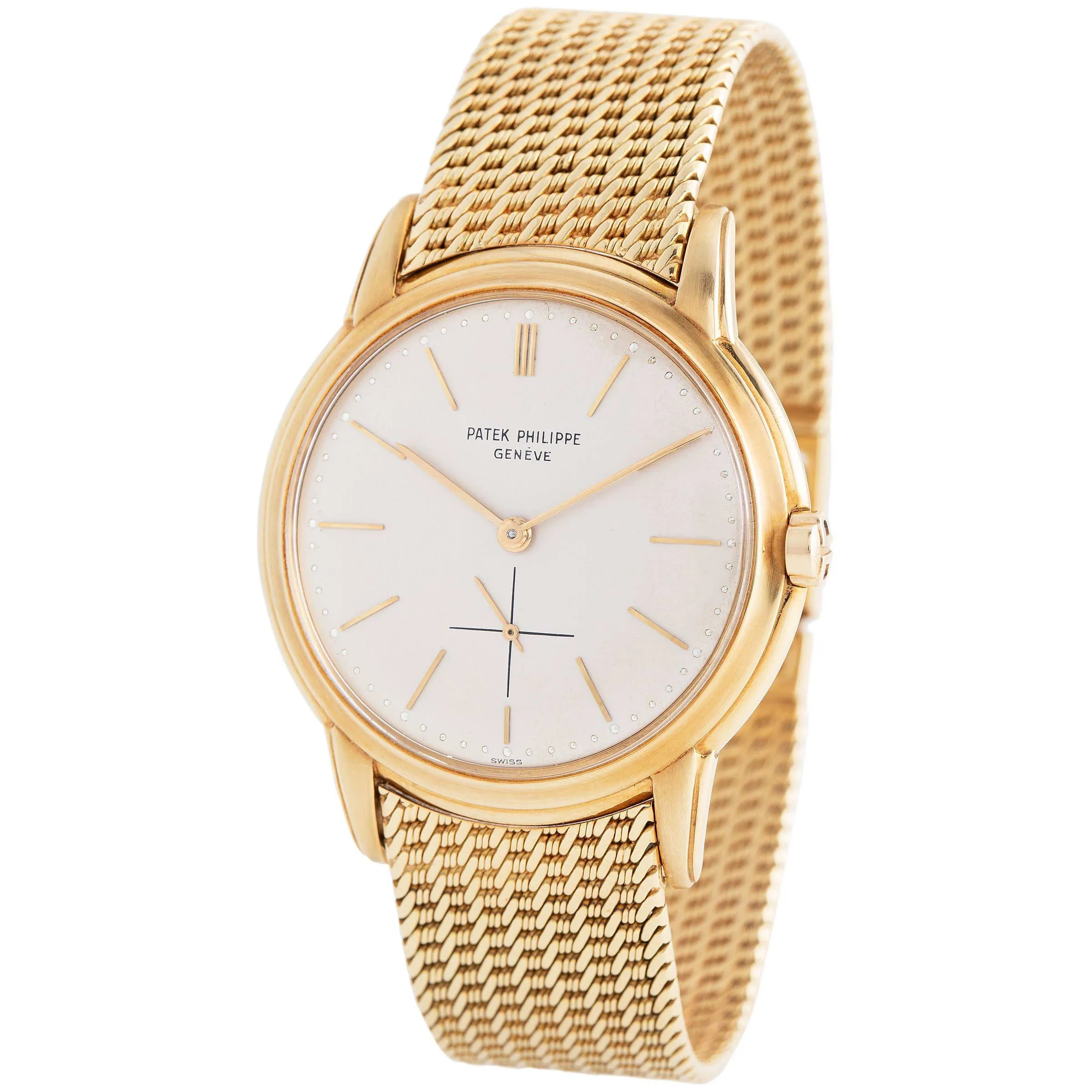 Patek Philippe Calatrava 2551 36mm Yellow gold Silver