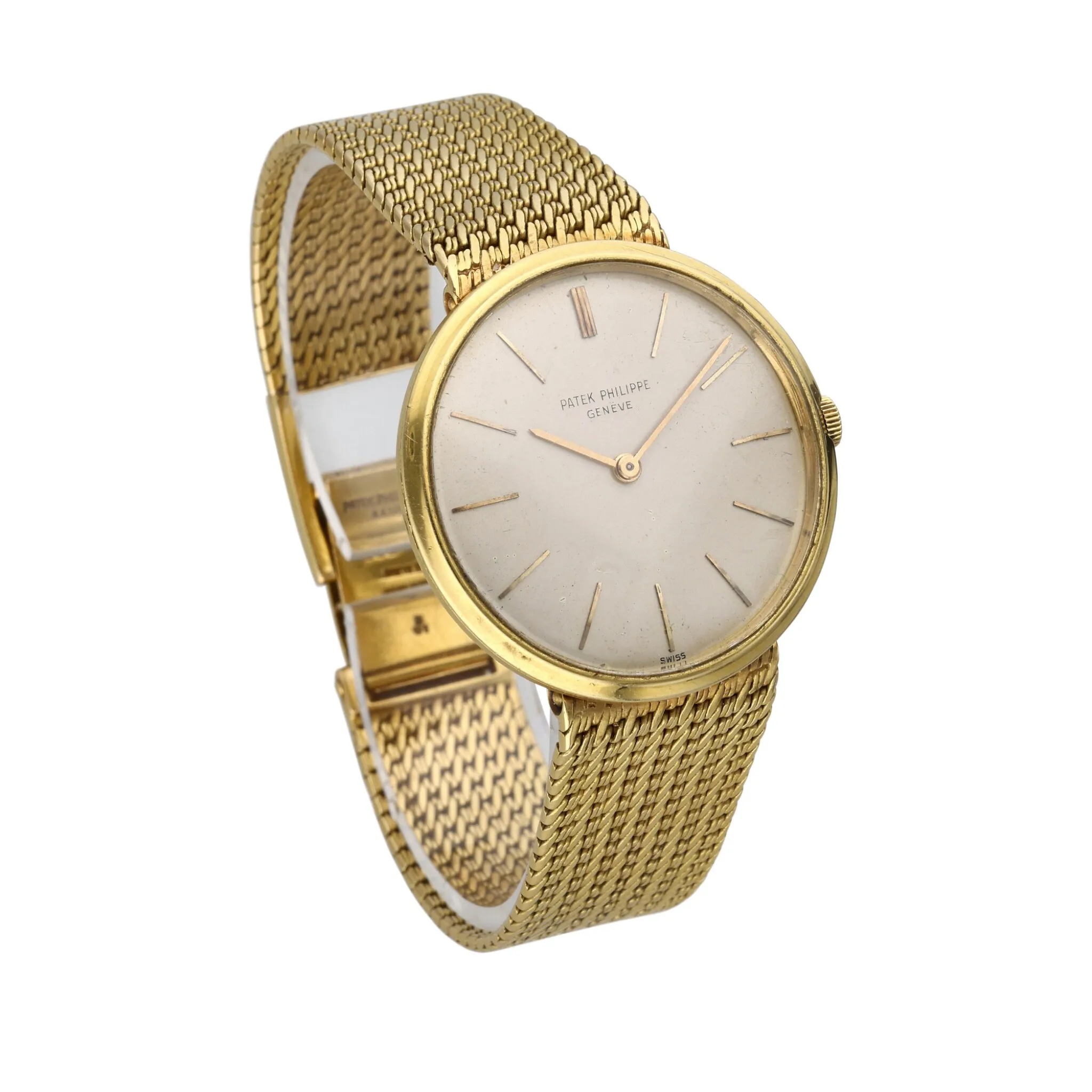 Patek Philippe Calatrava 2591 34mm Yellow gold Silver 1