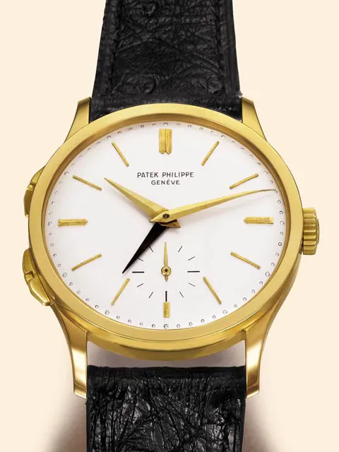 Patek Philippe Calatrava 2597 35mm Yellow gold Silver