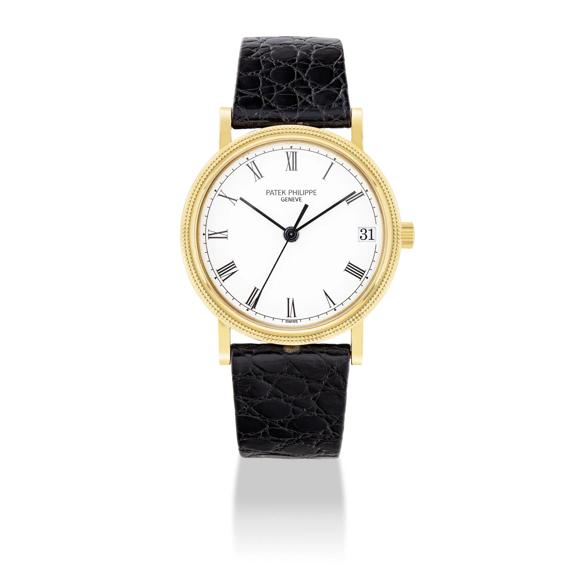 Patek Philippe Calatrava 3802/200 33mm Yellow gold White