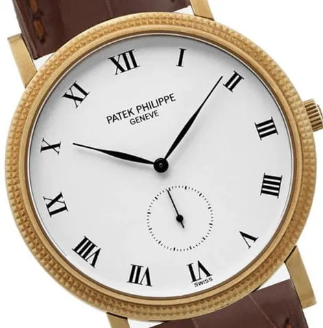 Patek Philippe Calatrava 3919J-001 33mm Yellow gold White