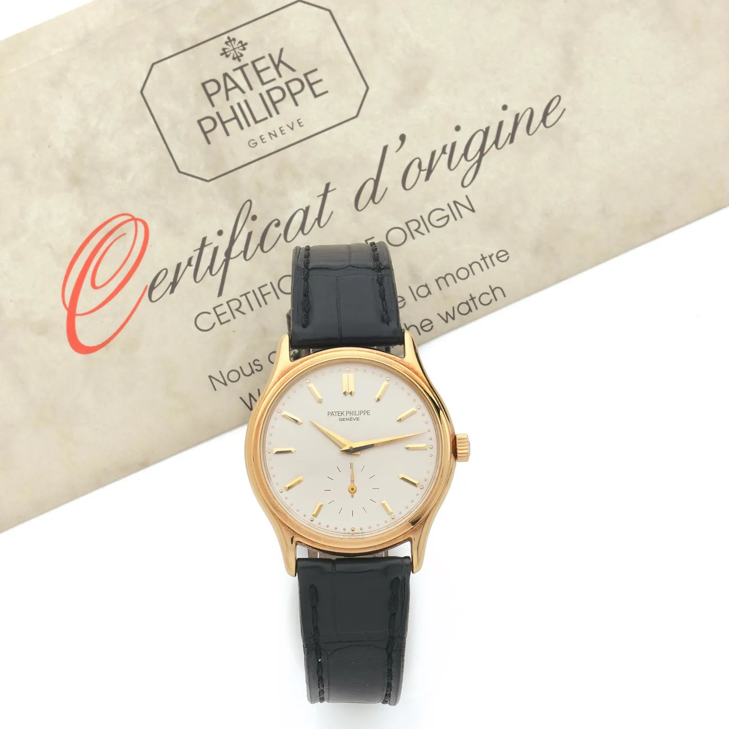 Patek Philippe Calatrava 3923 32mm Yellow gold Silver