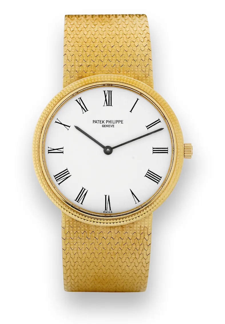 Patek Philippe Calatrava 3954 33mm Yellow gold White