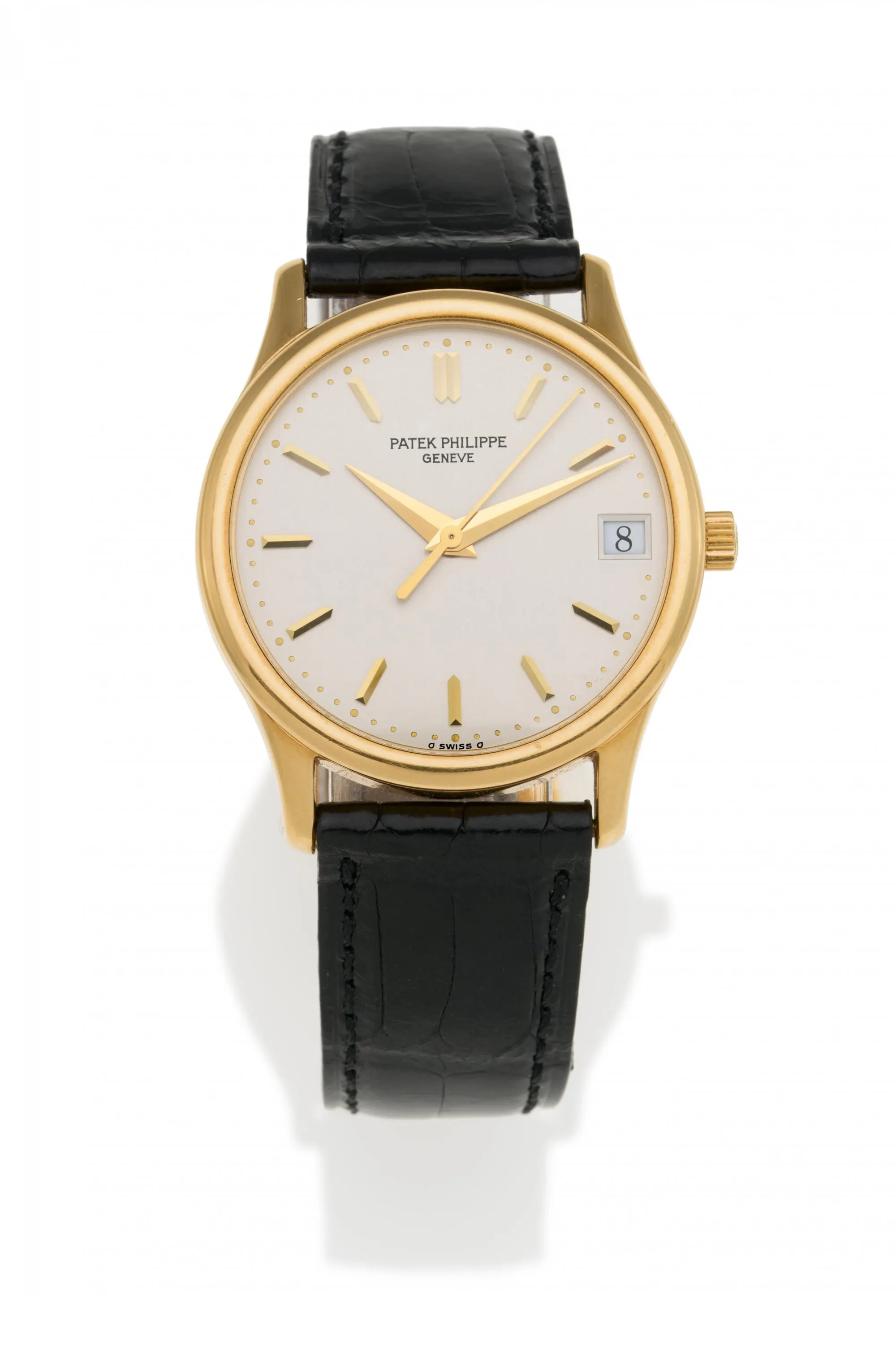 Patek Philippe Calatrava 3998 35mm Yellow gold Silver