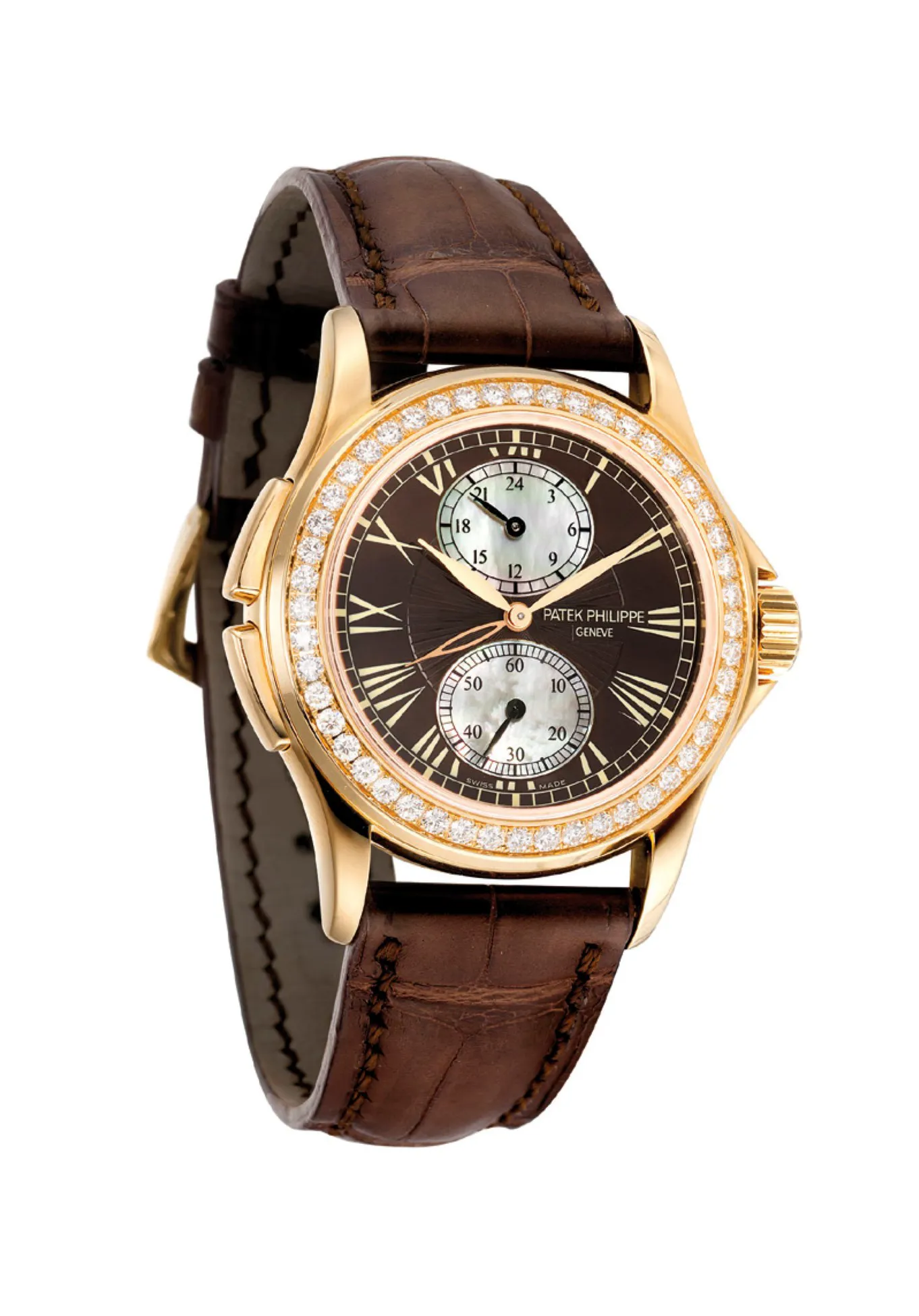 Patek Philippe Calatrava 4934 34mm Rose gold Brown