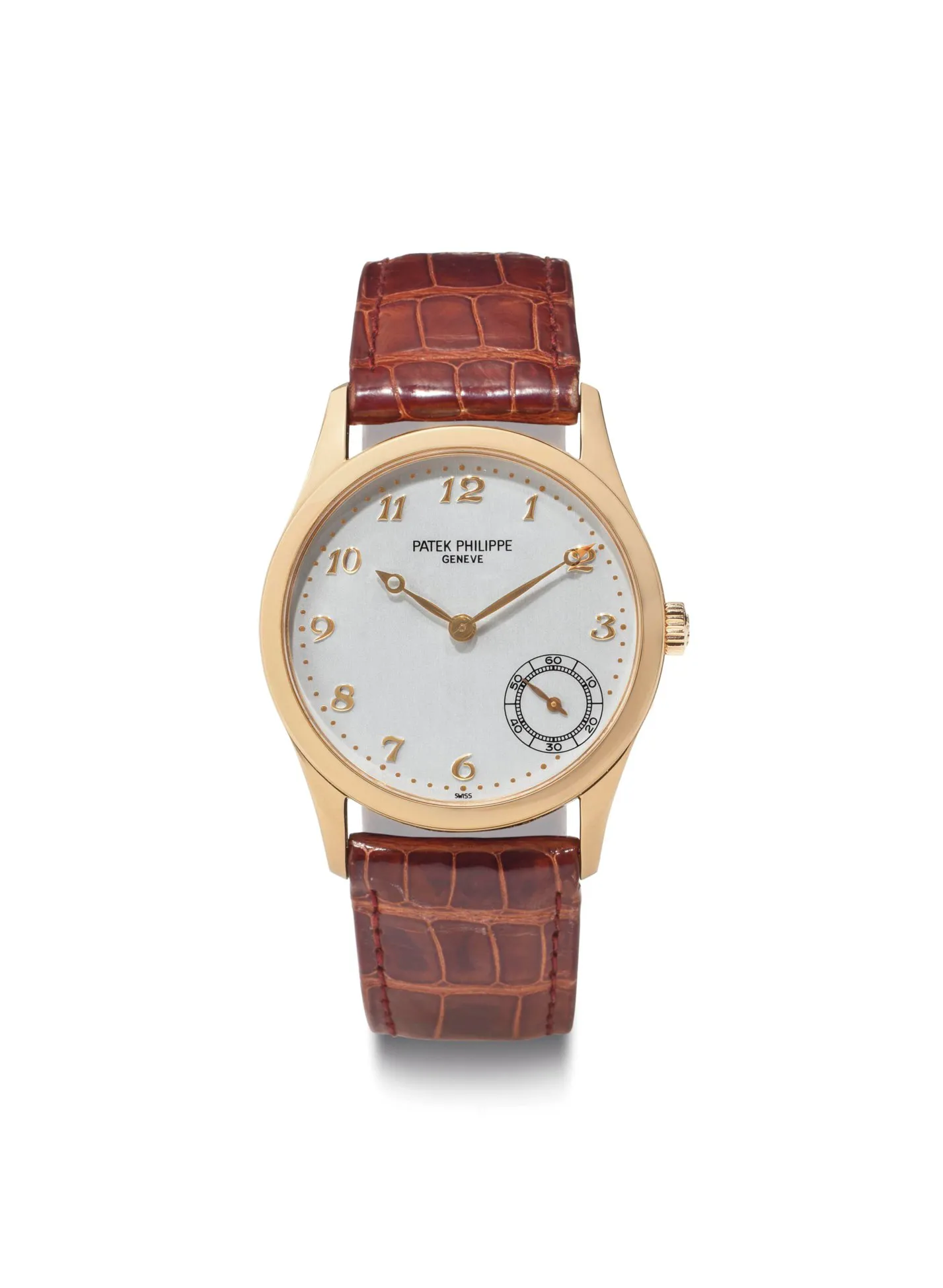 Patek Philippe Calatrava 5026 33mm Yellow gold Silver