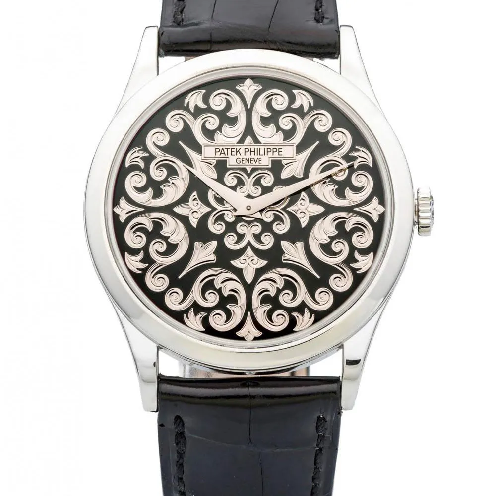 Patek Philippe Calatrava 5088P-001 38mm Platinum Black