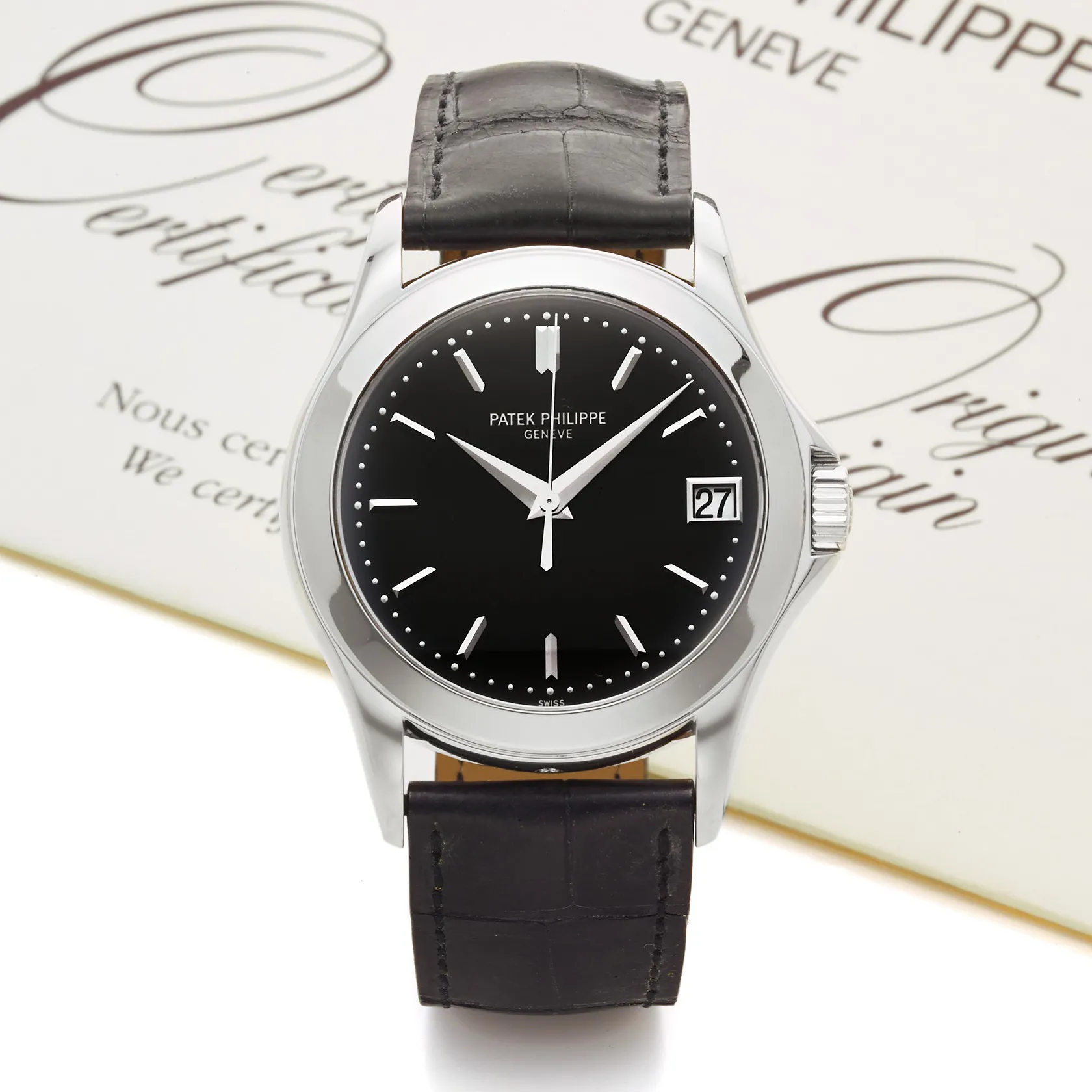 Patek Philippe Calatrava 5107 37mm Platinum Black