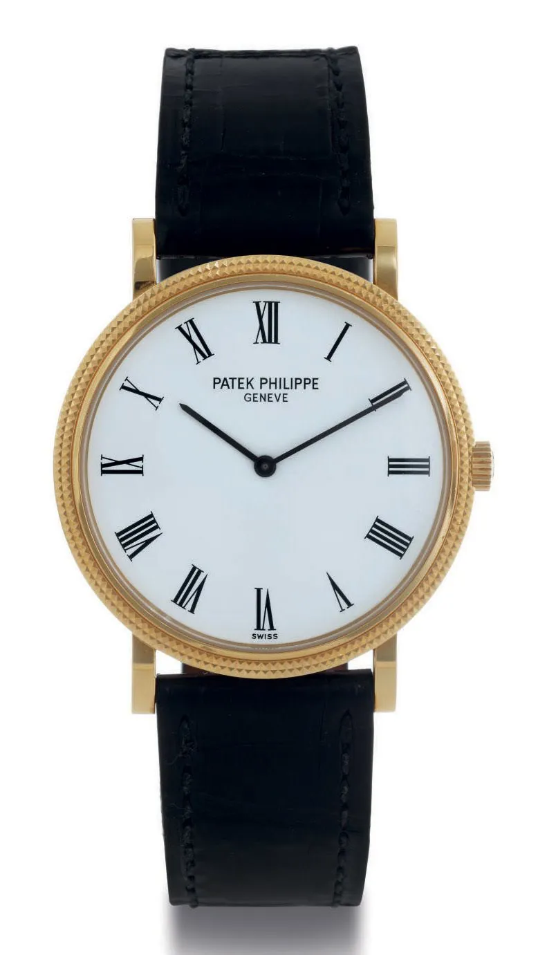 Patek Philippe Calatrava 5120 35mm Yellow gold White matte