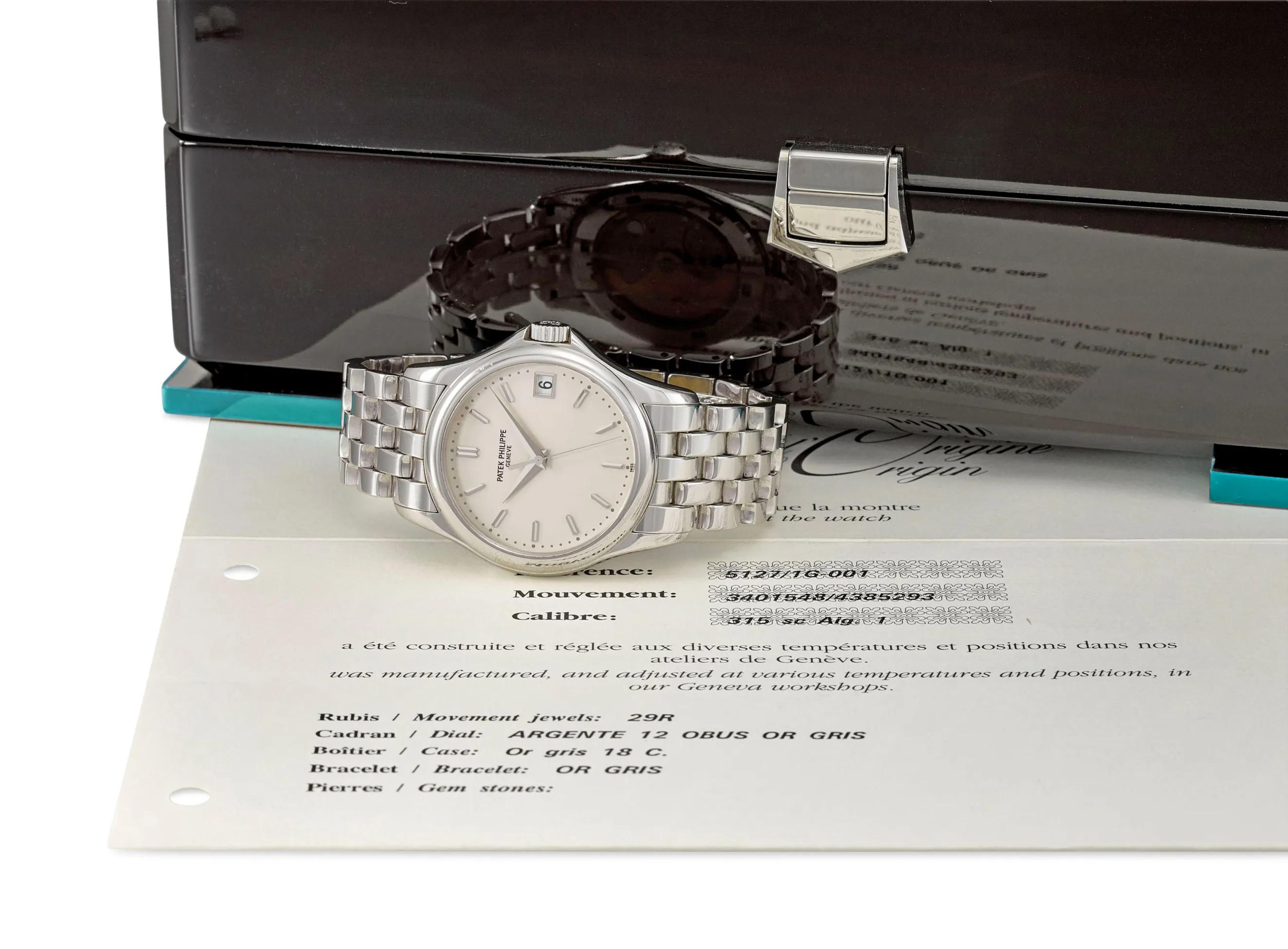 Patek Philippe Calatrava 5127/1G-001 37.5mm White gold White