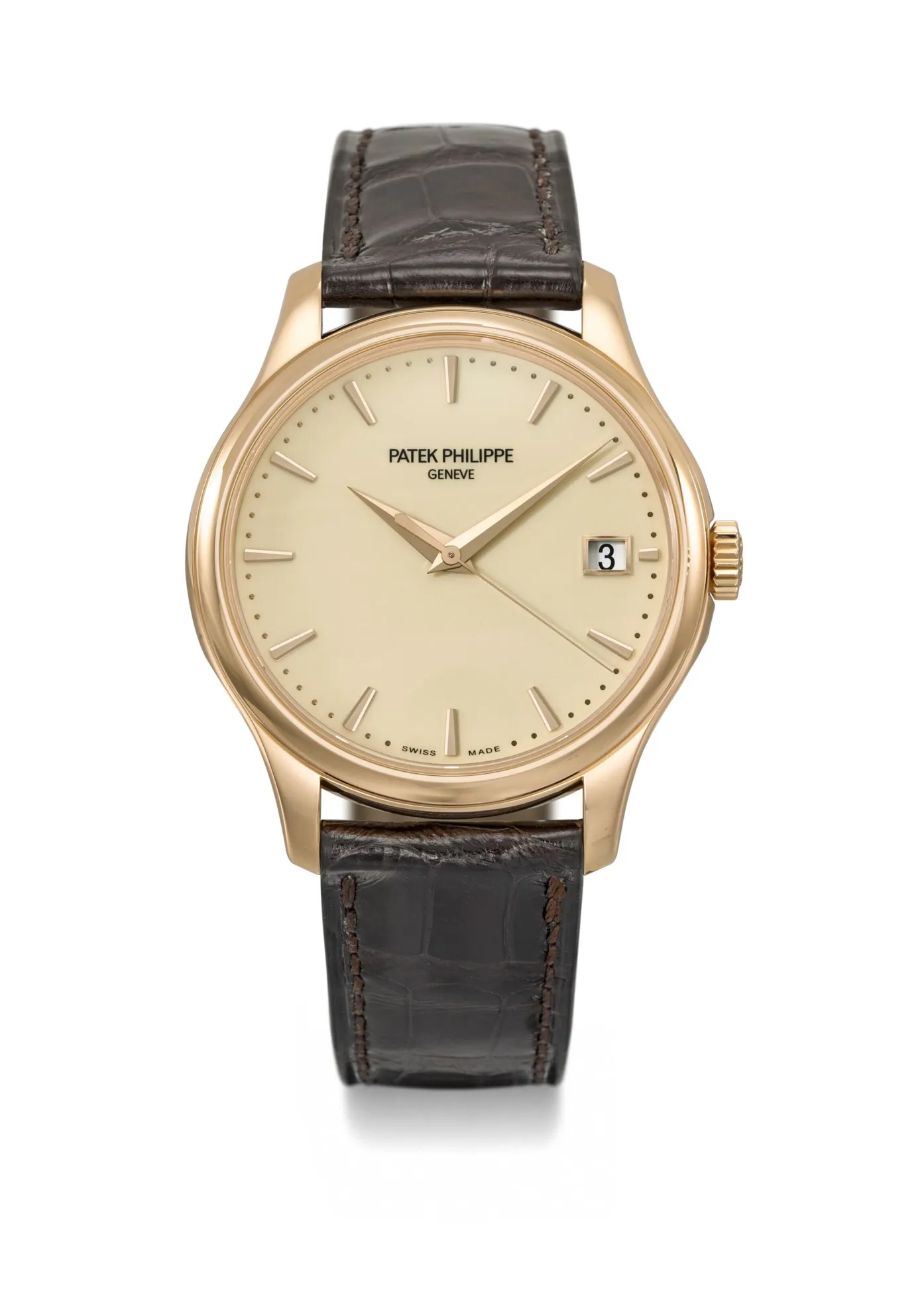 Patek Philippe Calatrava 5227R-001 39mm Rose gold Ivory coloured