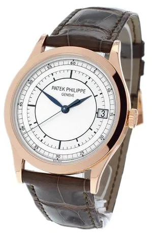 Patek Philippe Calatrava 5296R-001 38mm Rose gold Silver