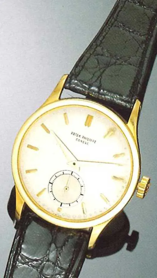 Patek Philippe Calatrava 570 35mm Yellow gold Silver