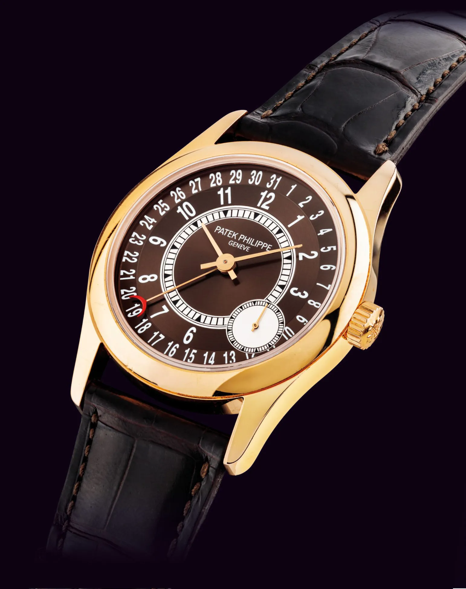 Patek Philippe Calatrava 6000 37mm Rose gold Brown