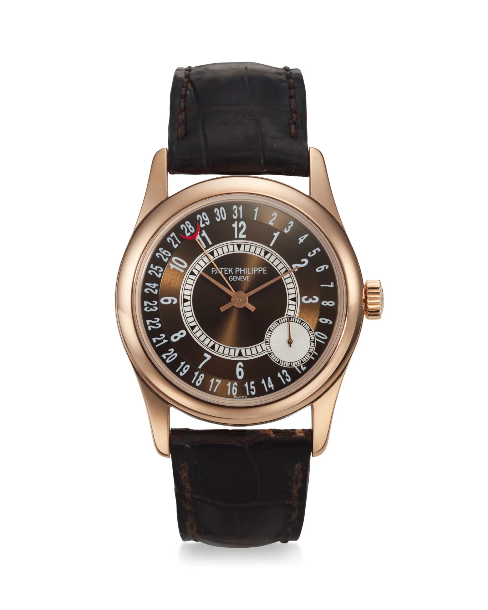 Patek Philippe Calatrava 6000R-001 37mm Rose gold Brown