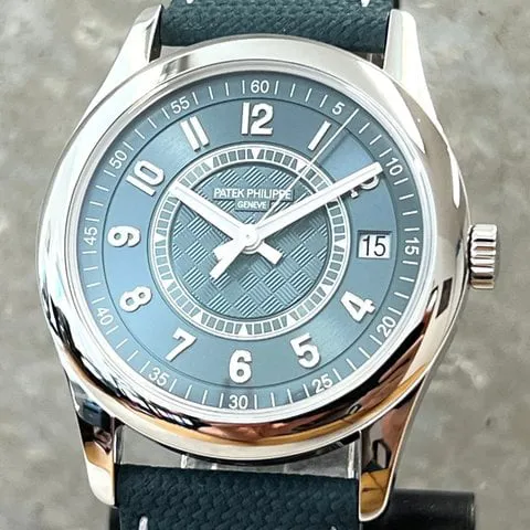 Patek Philippe Calatrava 6007A-001 40mm Stainless steel Blue