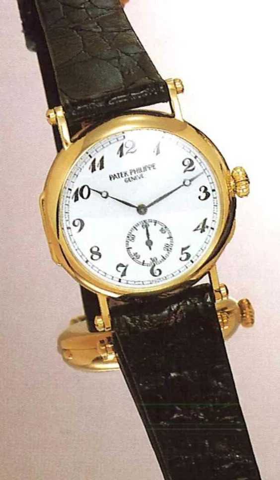 Patek Philippe Officier 3690 33mm Yellow gold White