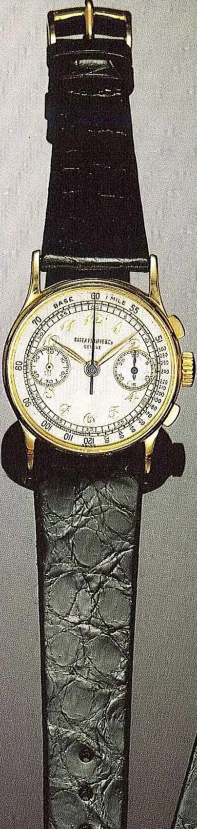 Patek Philippe Chronograph 130 33mm Yellow gold Silver