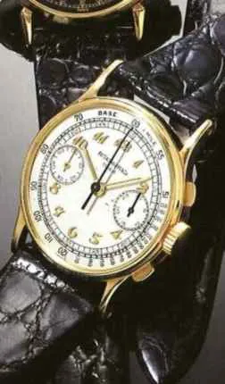 Patek Philippe Chronograph 130 33mm Yellow gold Silver