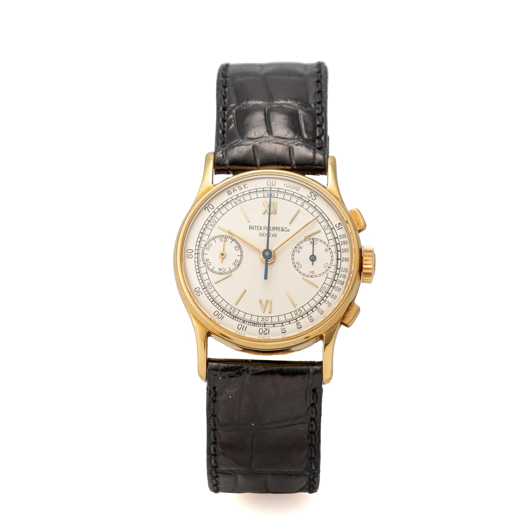 Patek Philippe Chronograph 130 33mm Yellow gold White