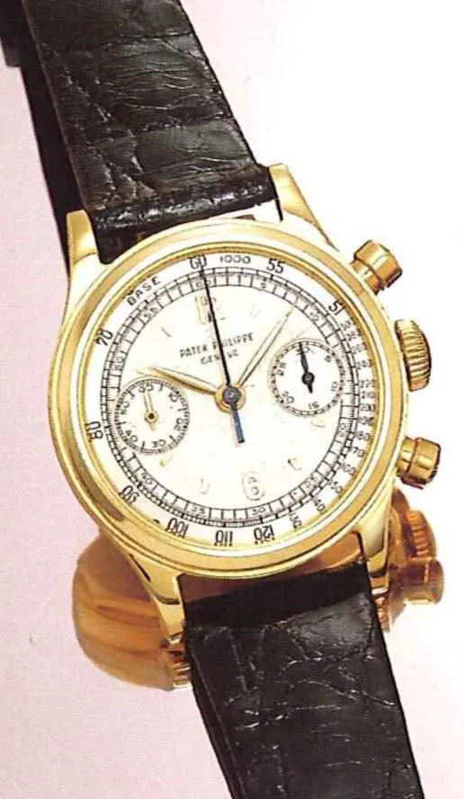 Patek Philippe 1463 35mm Yellow gold Silver