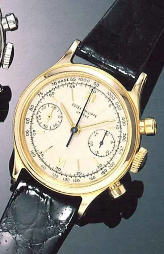 Patek Philippe Chronograph 1463 35mm Rose gold Silver