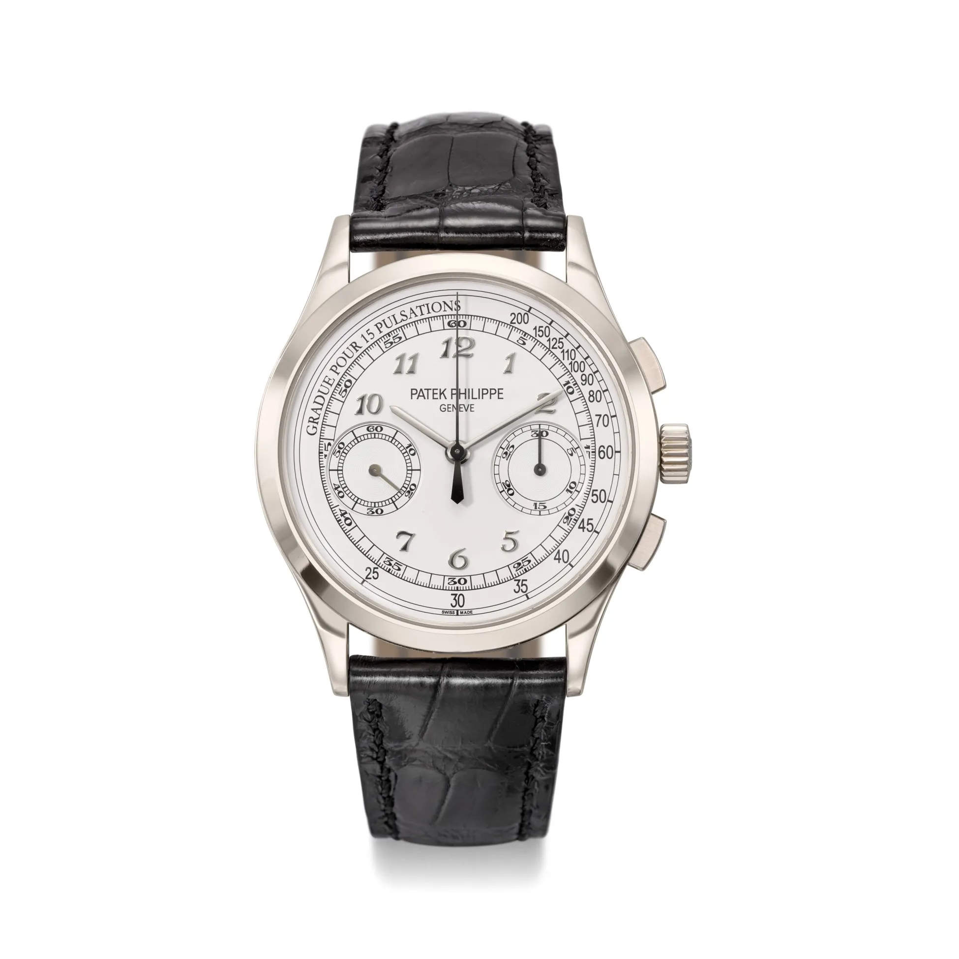 Patek Philippe Chronograph 5170G-001 39mm White gold Silver