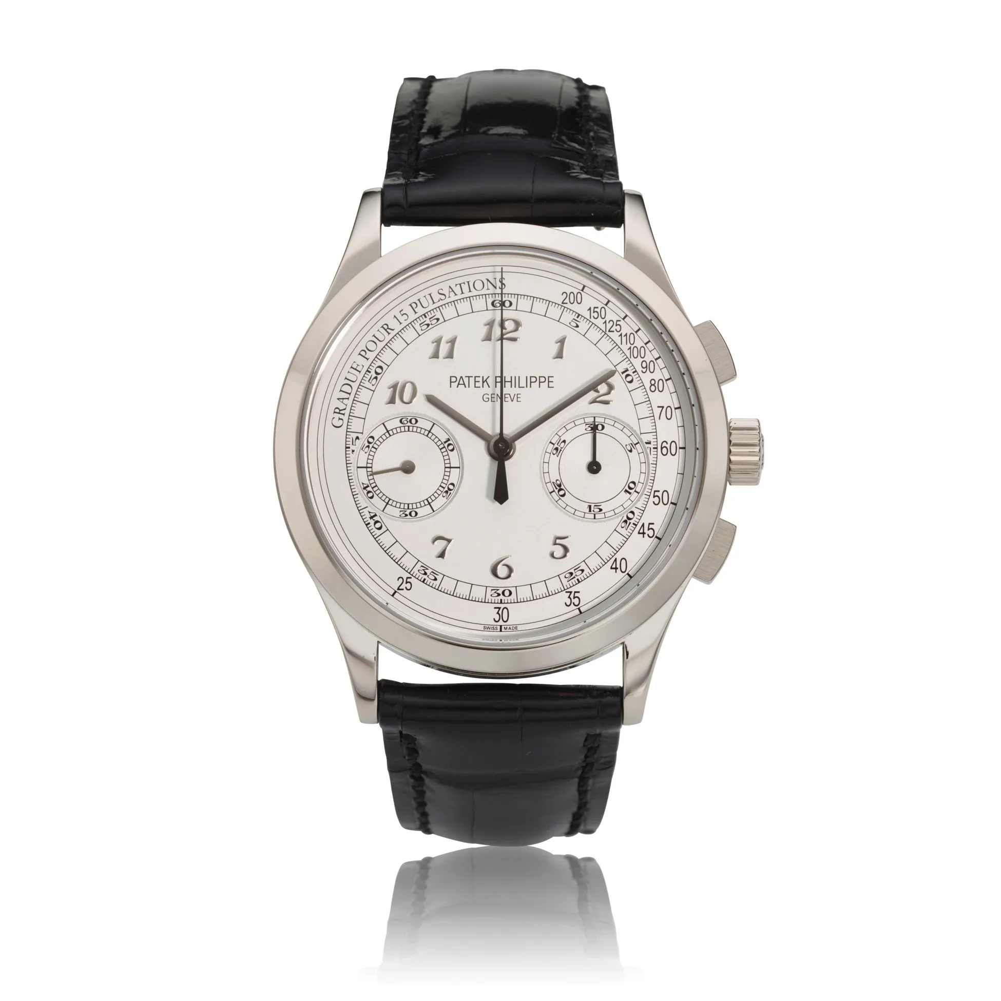 Patek Philippe Chronograph 5170G-001 39mm White gold Silver