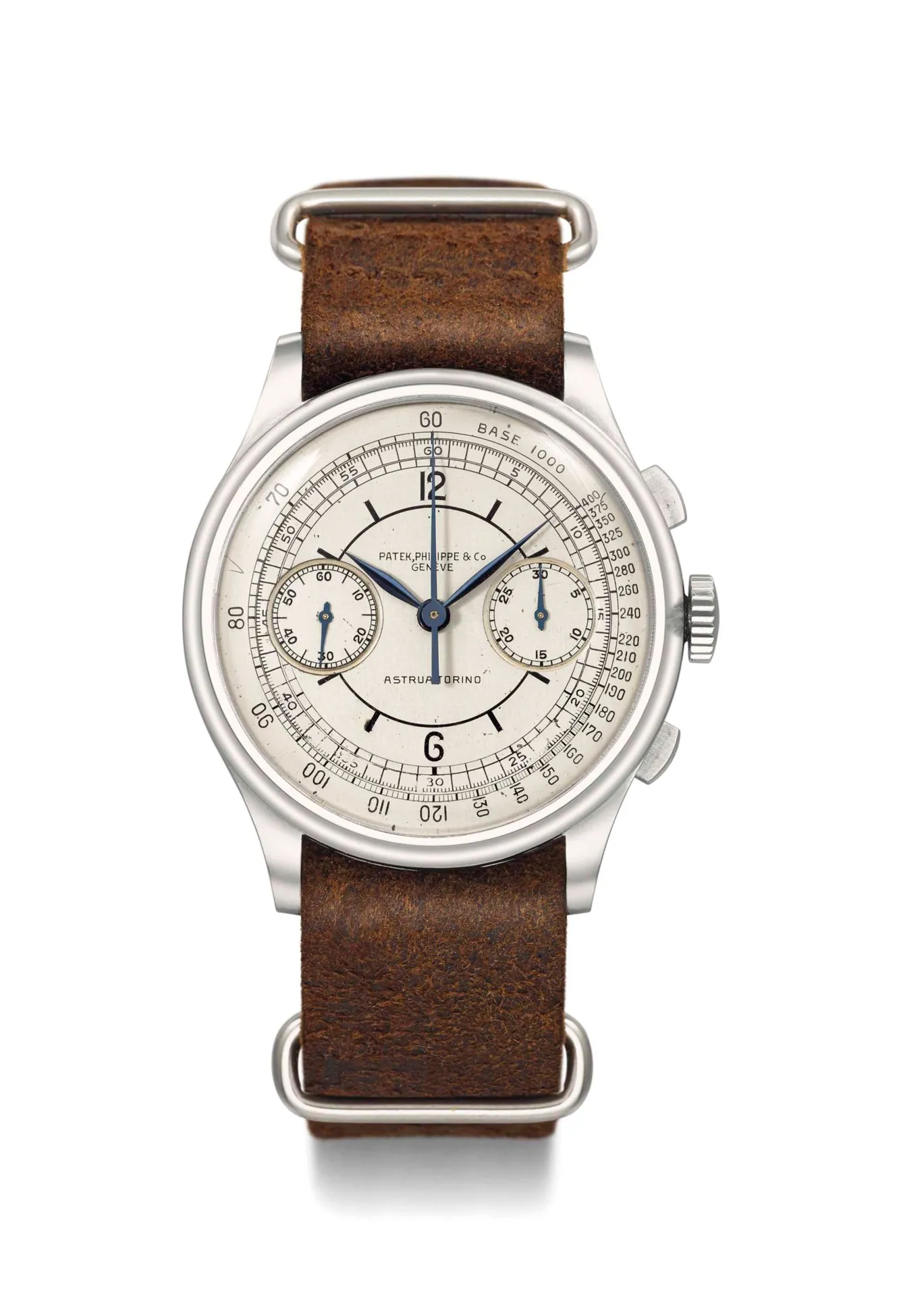 Patek Philippe Chronograph 530 36.5mm Stainless steel Silvered white