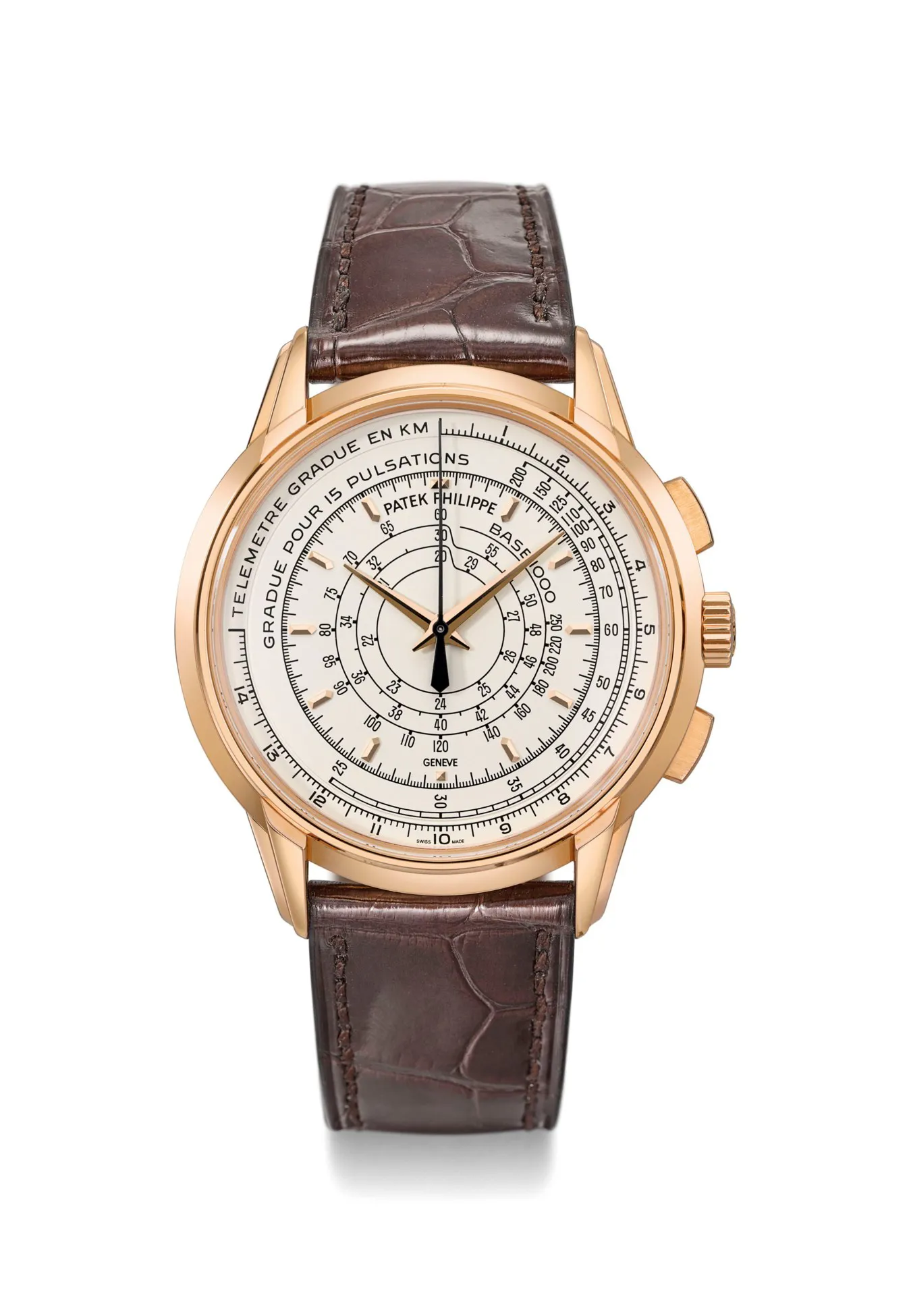 Patek Philippe Multi-Scale Chronograph 5975R 40mm Rose gold White