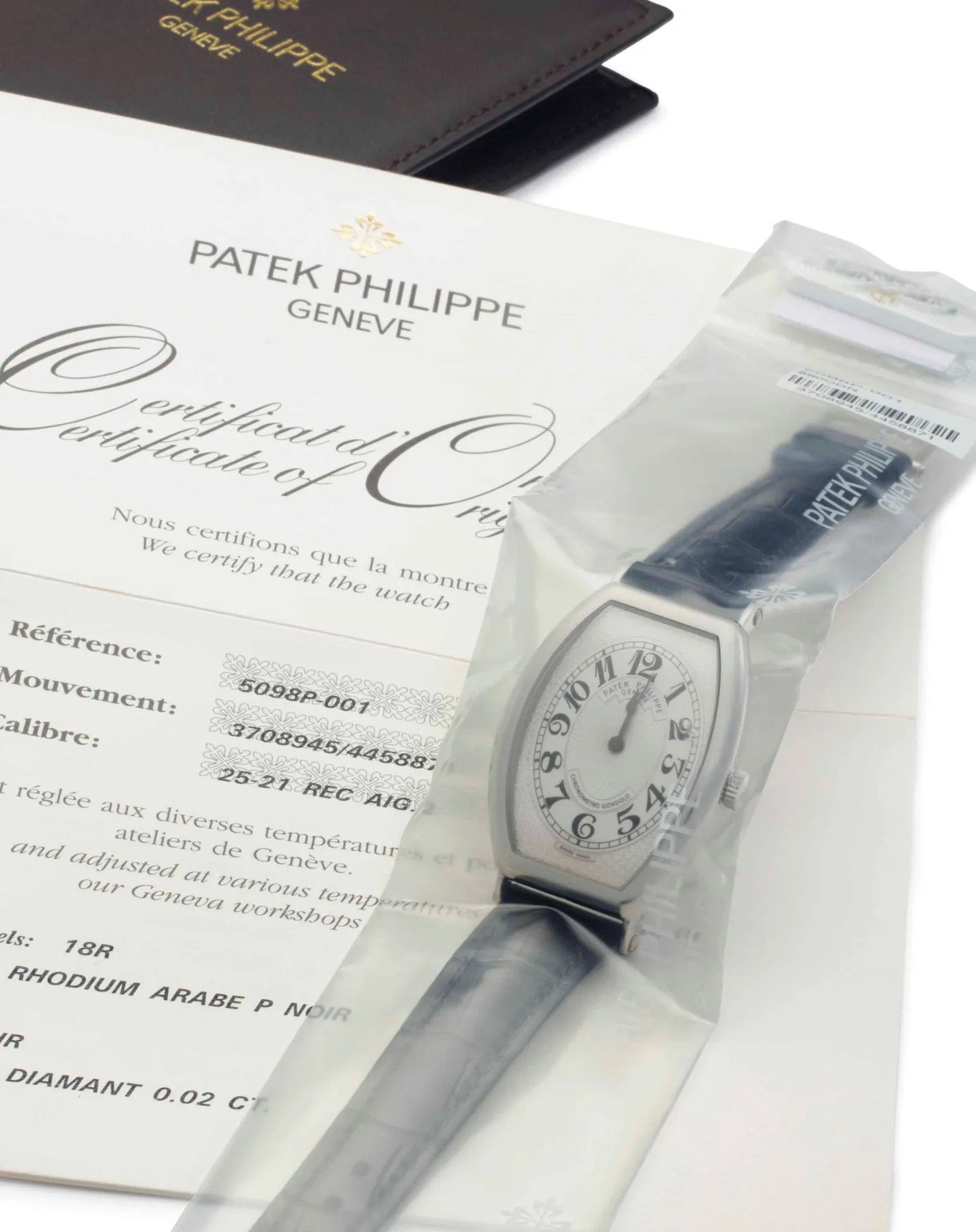 Patek Philippe Gondolo 5098P 32mm Platinum Silvered guilloche