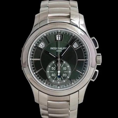 Patek Philippe Annual Calendar Chronograph 5905/1A 41mm Stainless steel Green