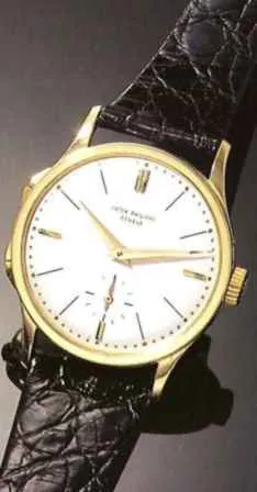 Patek Philippe Calatrava 2597 35mm Yellow gold Silver