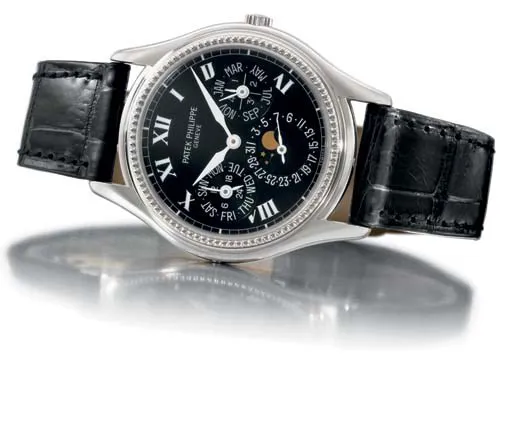 Patek Philippe Perpetual Calendar 5038 36mm White gold Black