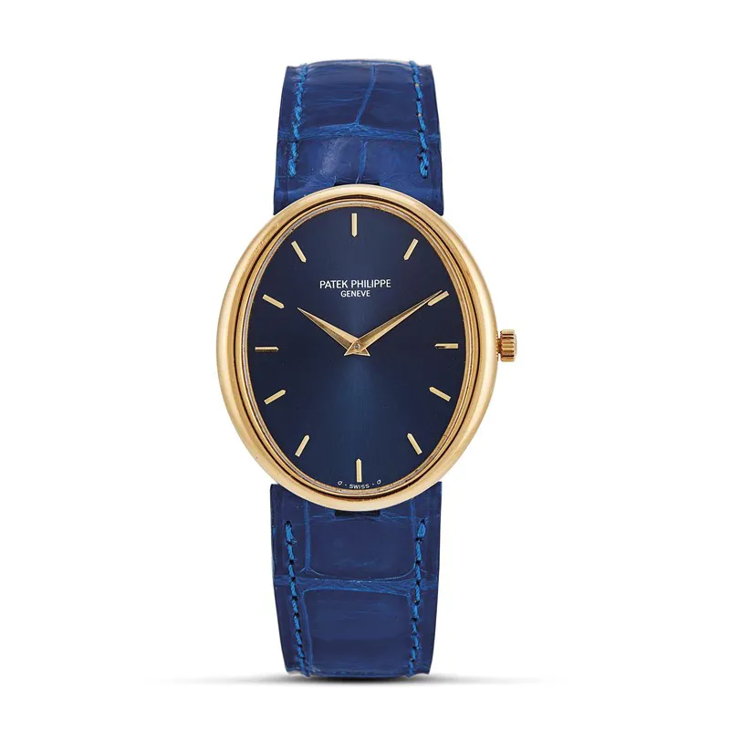 Patek Philippe Ellipse Lady 3598 35mm Yellow gold Blue