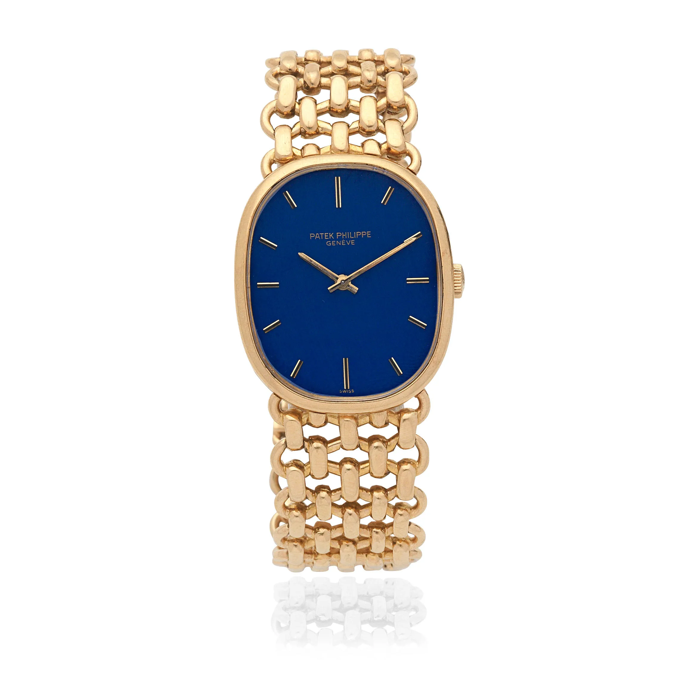 Patek Philippe Golden Ellipse 3648/1 26mm Yellow gold Blue